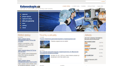 Desktop Screenshot of kolonoskopie.cz